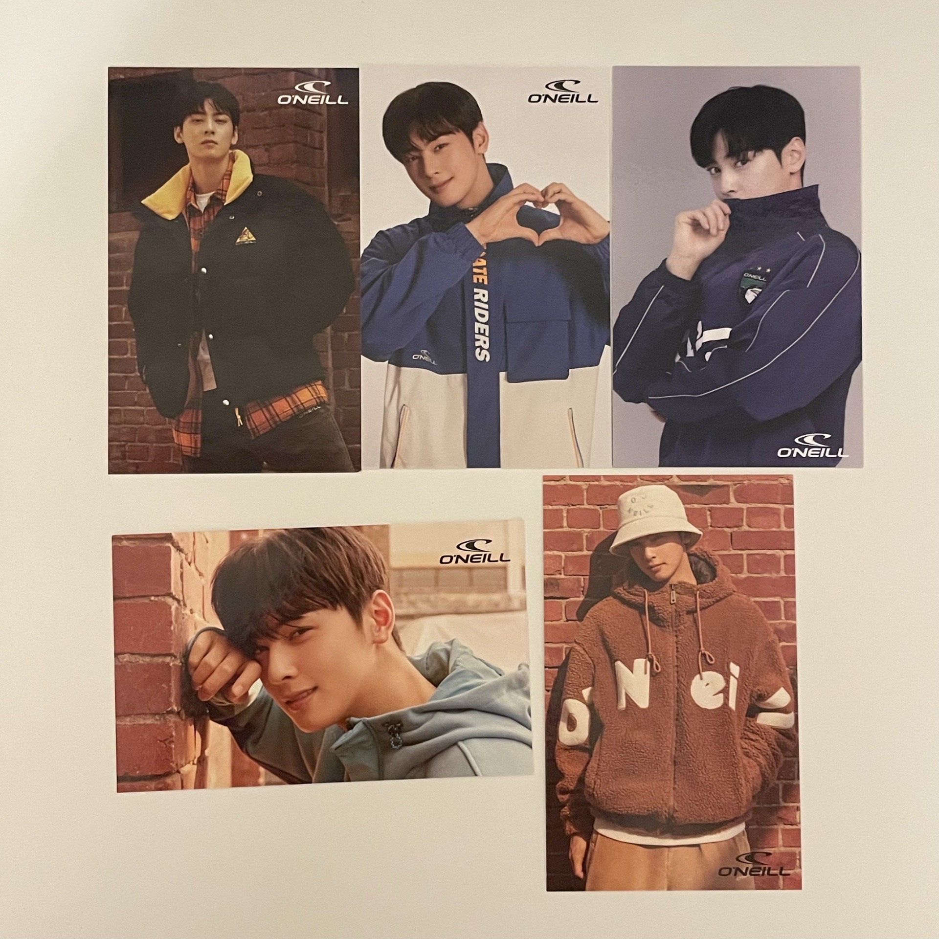 車銀優 ONEILL代言卡整套