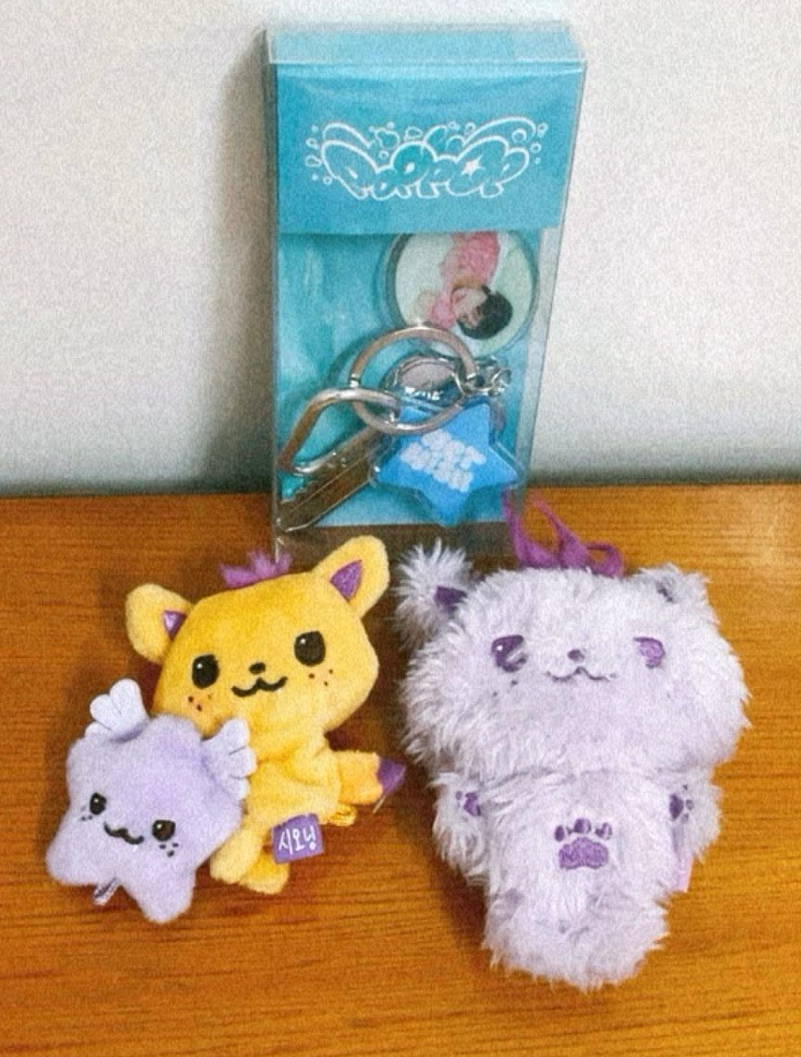 Sioning指套娃+紫薯+Riku poppop鑰匙圈
