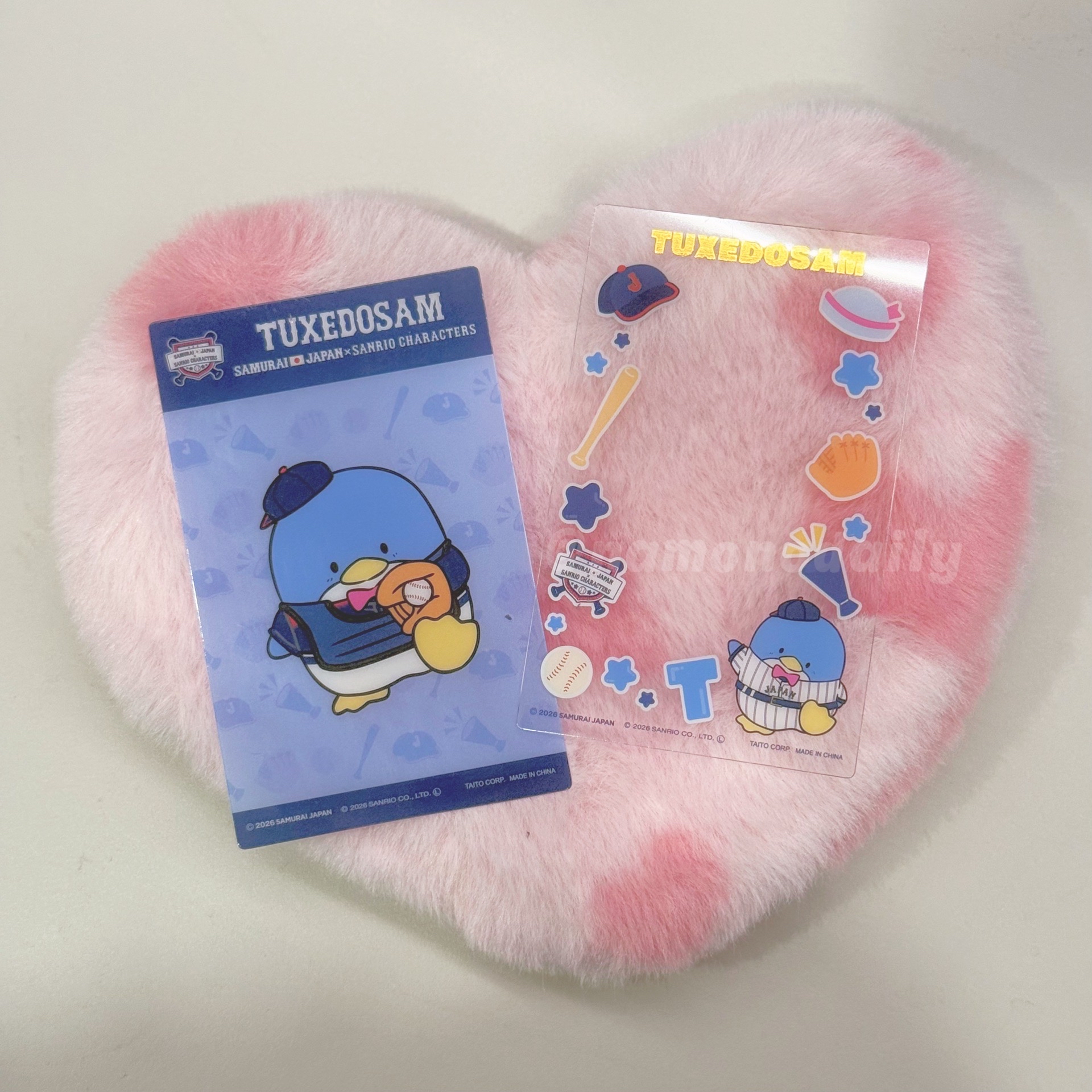 三麗鷗x侍Japan聯名一番賞 G賞 透明卡套組 山姆企鵝