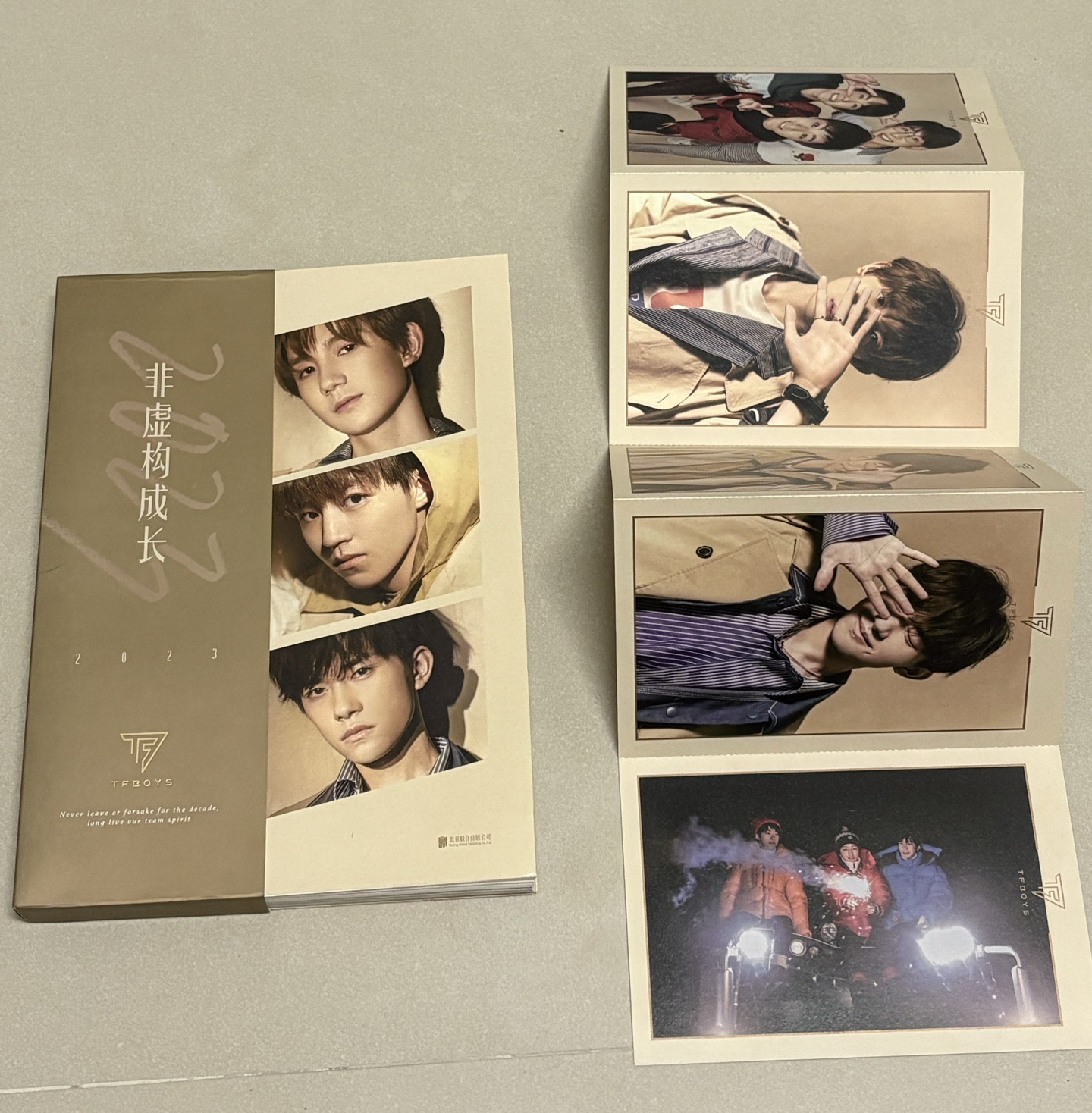 TFBOYS 非虛構成長 含明信片