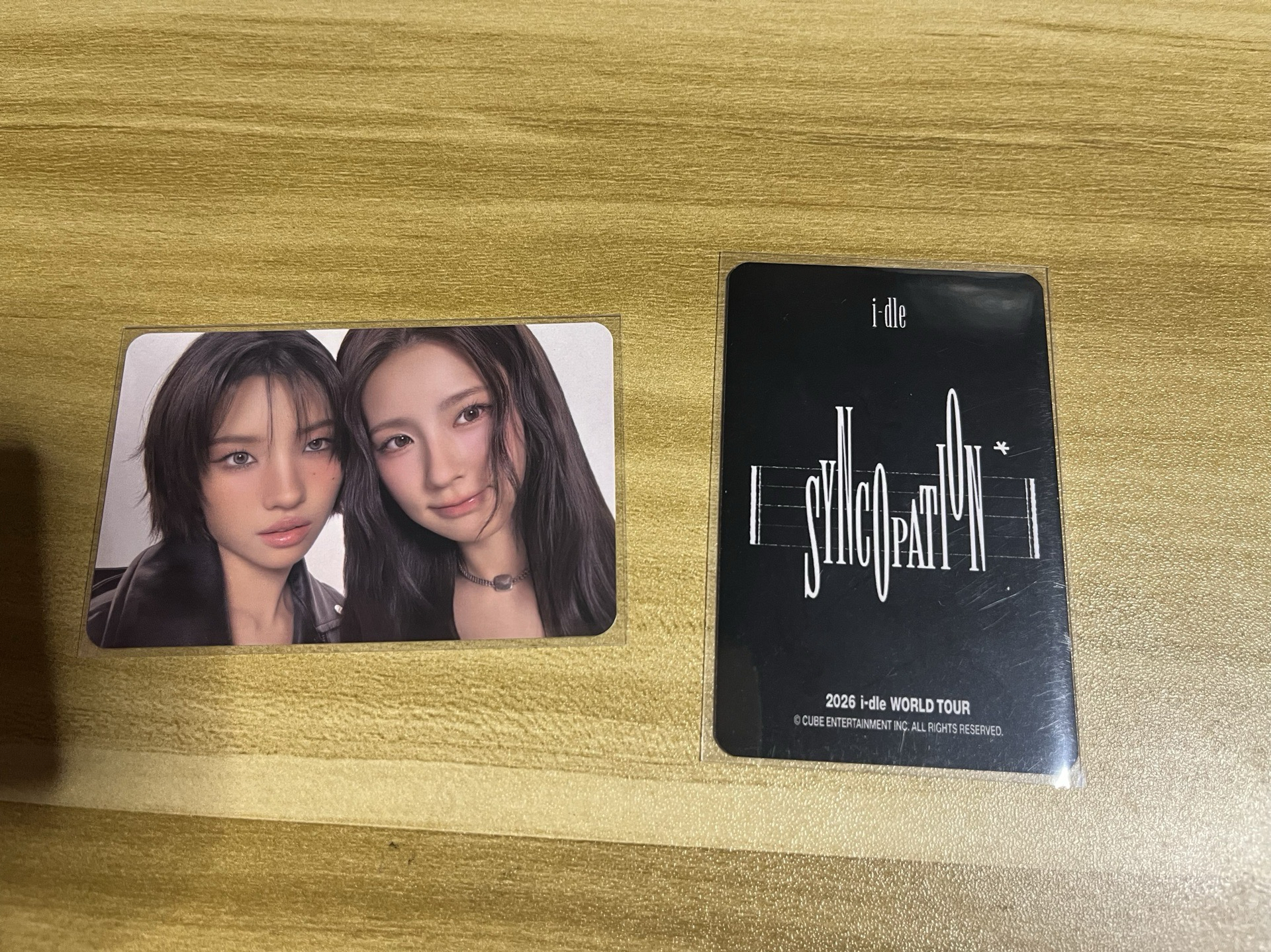 （🏰現貨）I-dle 世巡 隨機卡 團卡 大小娟 