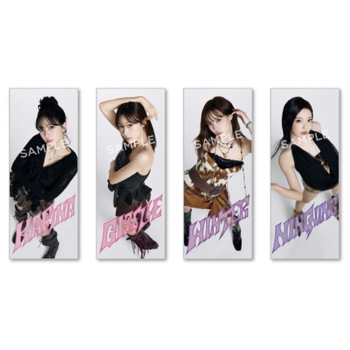 aespa日巡巨蛋周邊 手幅 柚冬