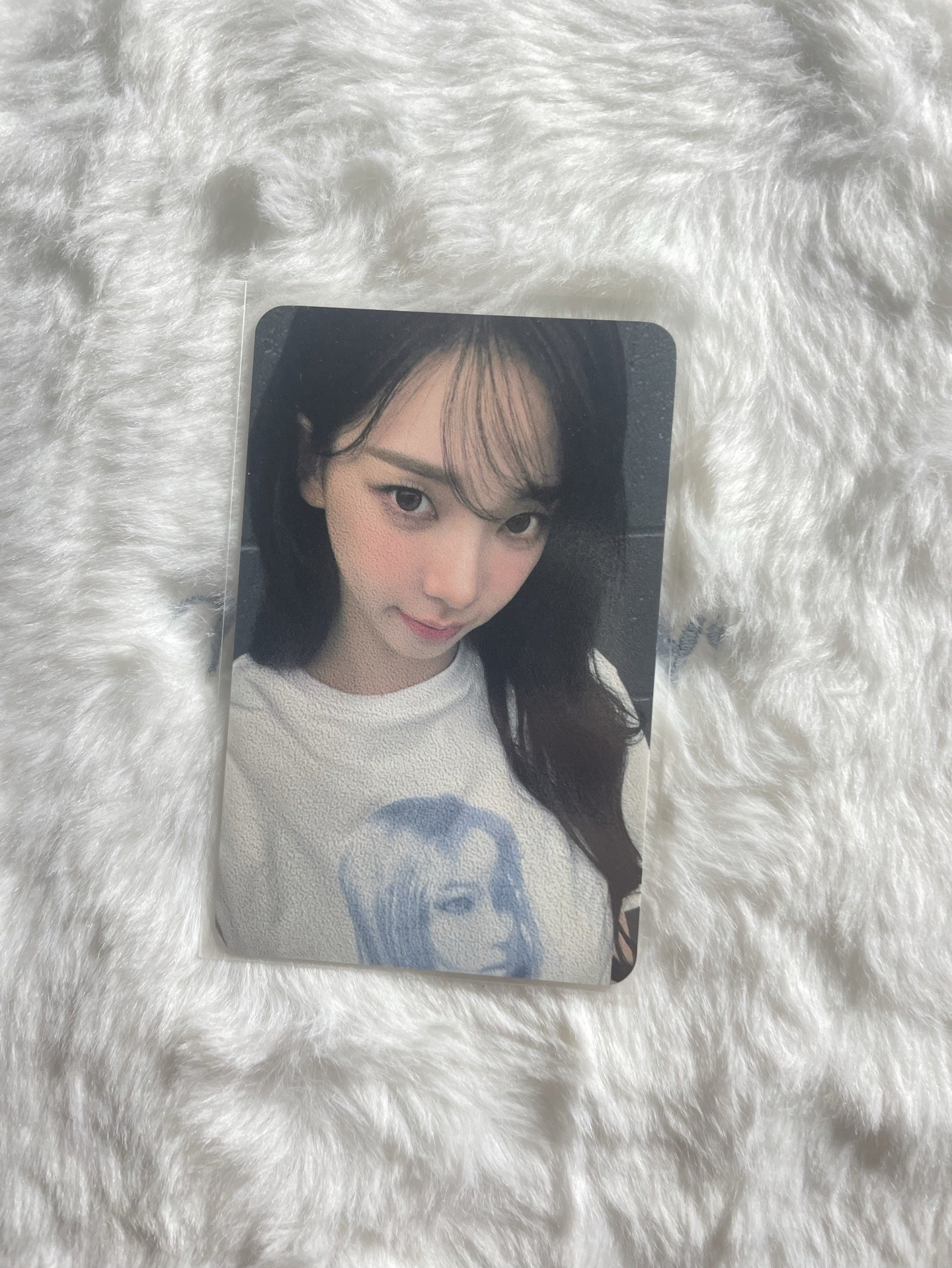 Karina 韓文手寫卡背 三巡 周邊卡 首爾場週衣服柚