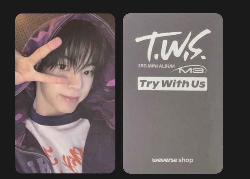 金道勛 TRY WITH US wvs 預售 特典卡 