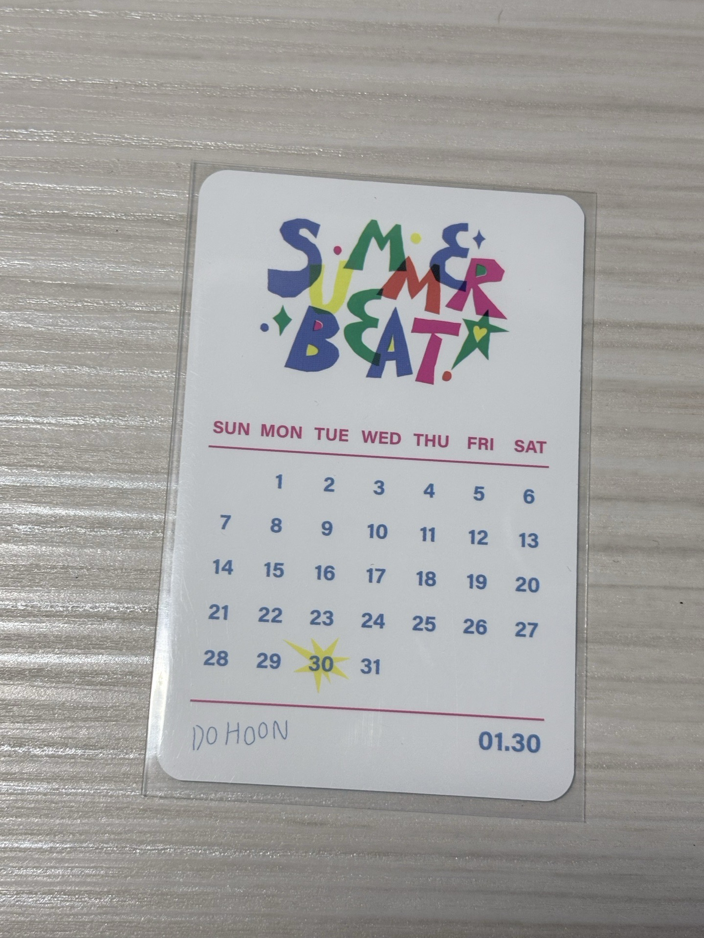 Tws 金道勳 迷二 小卡