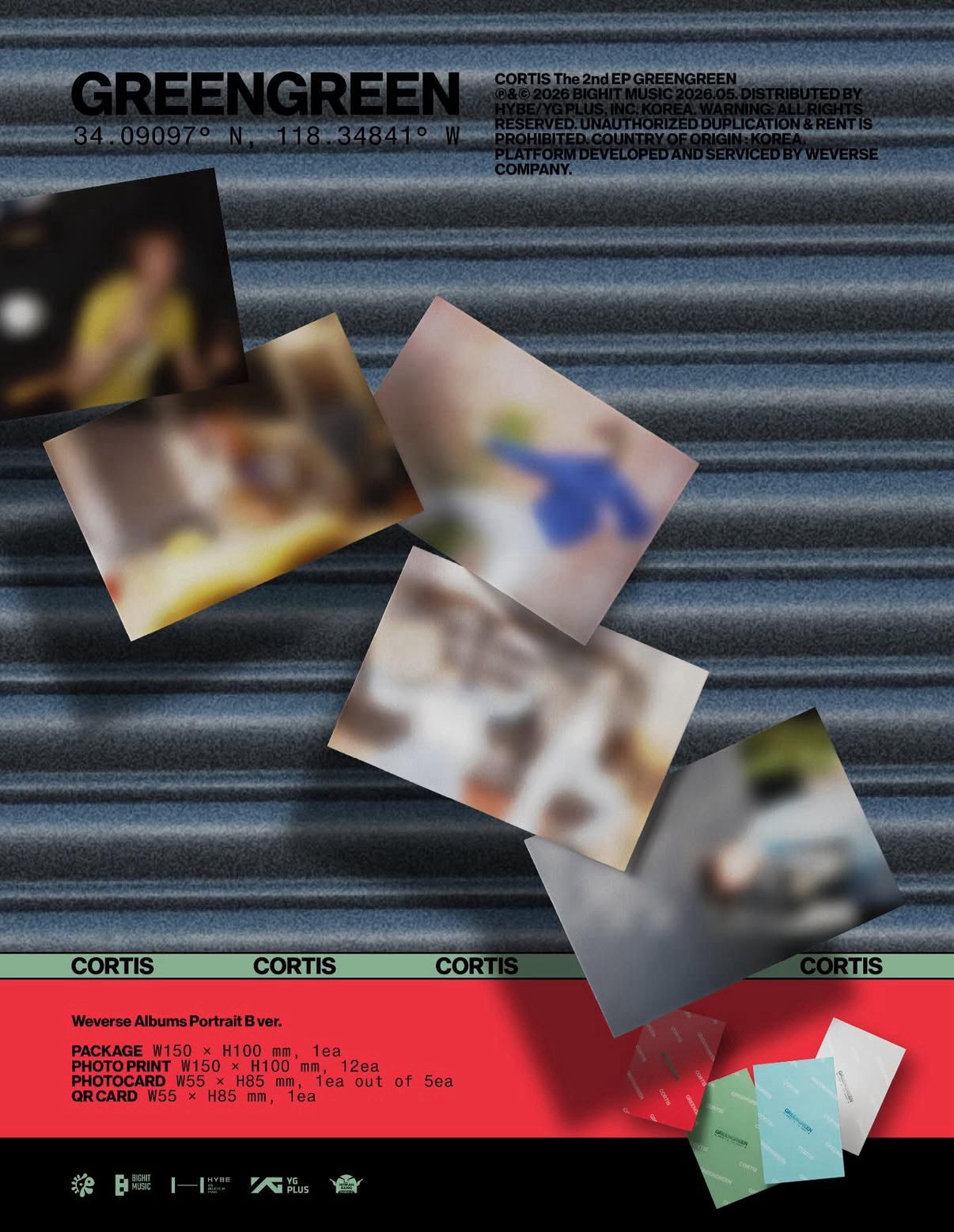 預購 CORTIS 迷二 專輯 PB 電子專 黑膠