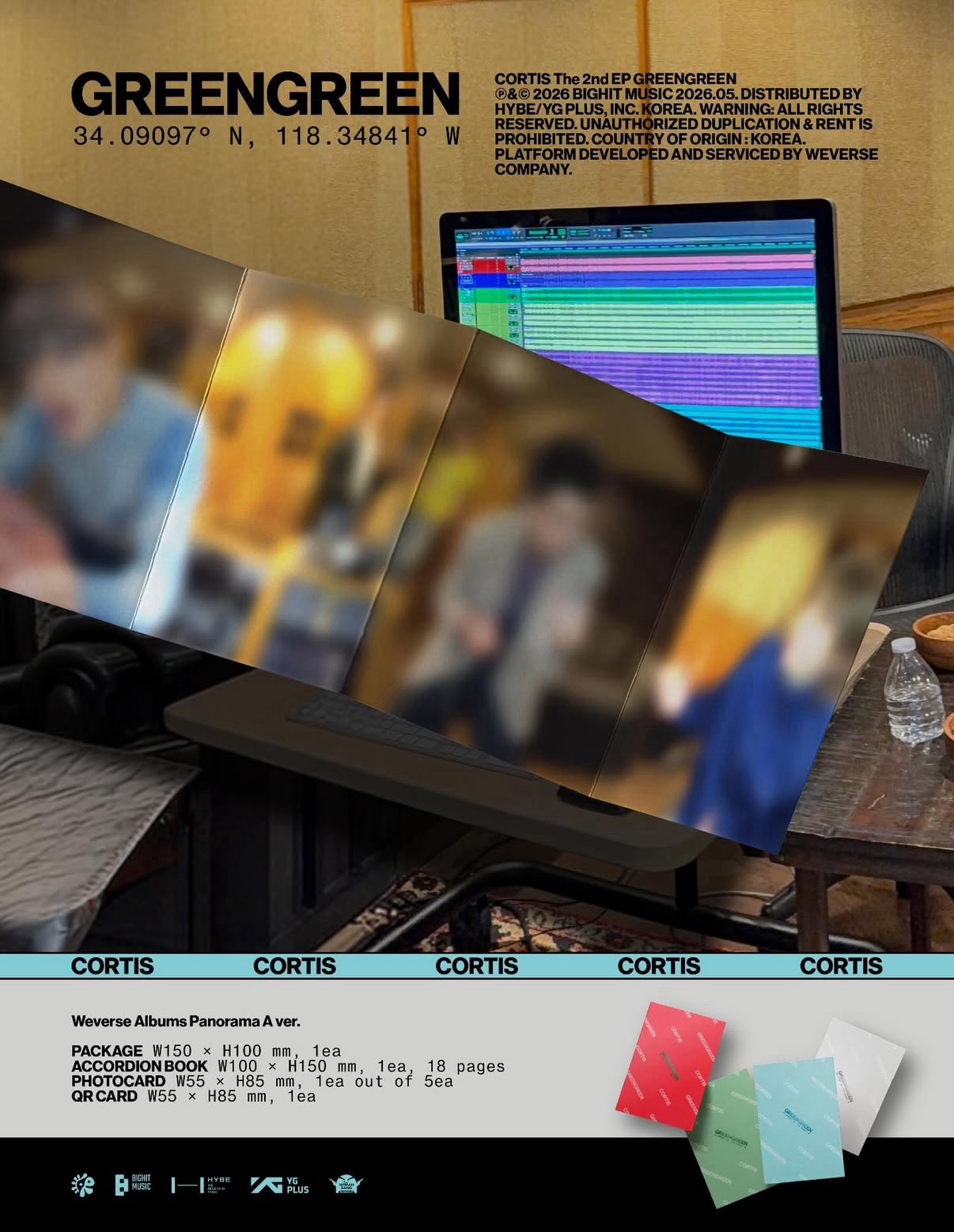 預購 CORTIS 迷二 專輯 PB 電子專 黑膠