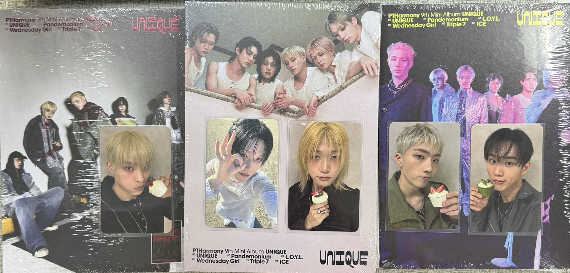 P1Harmony 迷九 UNIQUE PB專+特典卡