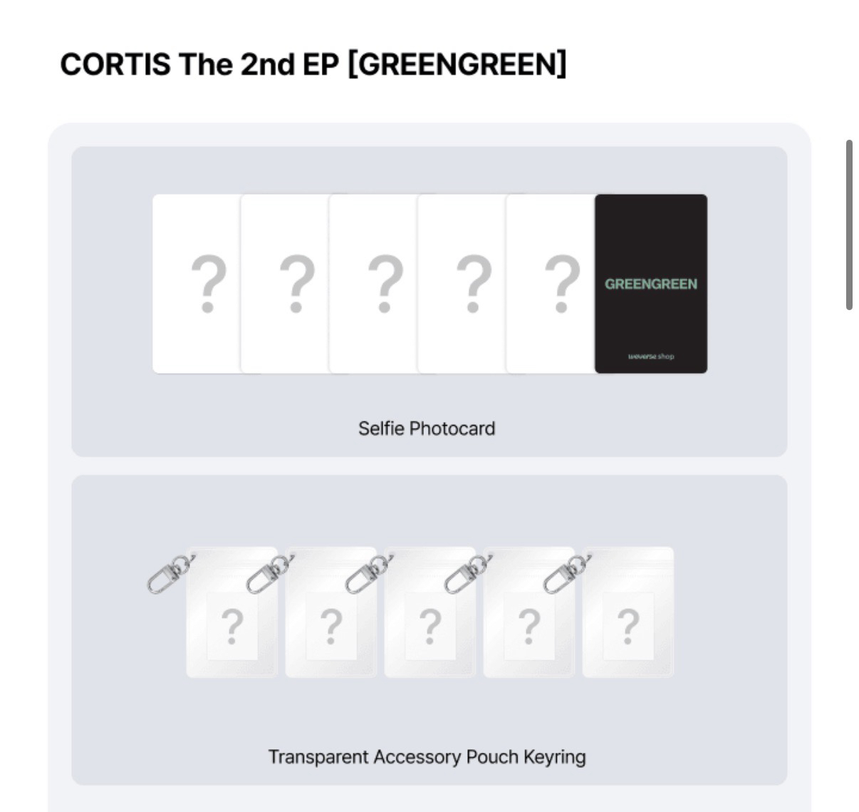 The 2nd EP [GREENGREEN] (Set) 含特典