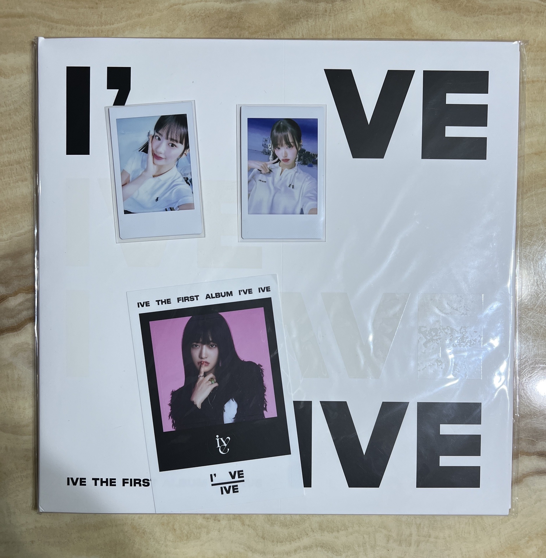 現貨 I’ VE IVE 黑膠空專 無小卡