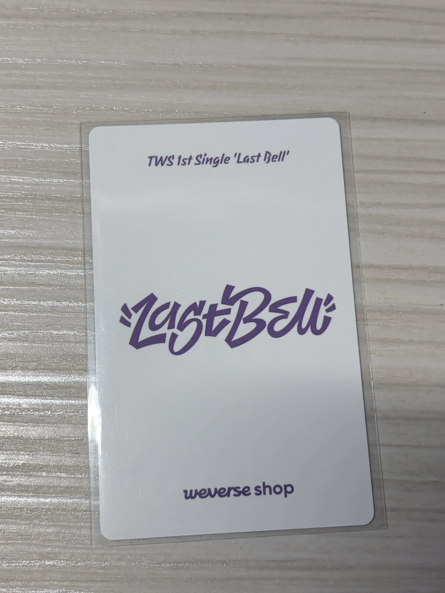 Tws 李炅潣 單曲 小卡