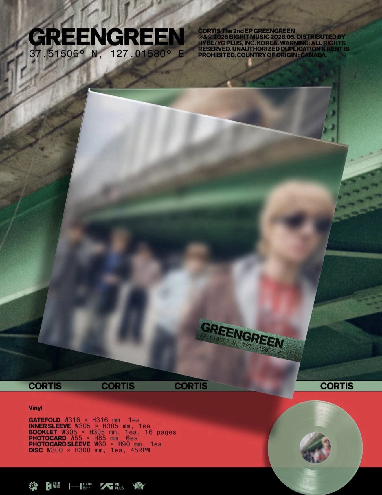 Cortis 迷你二專 黑膠版