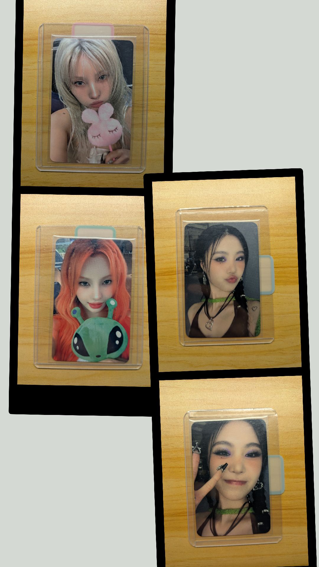 Sooyeon🦊🐹圖一&圖二 am韓背簽售*2+ ia外星人韓背簽售*1+am韓背特典*1+ 貼紙*4(均含翻譯)