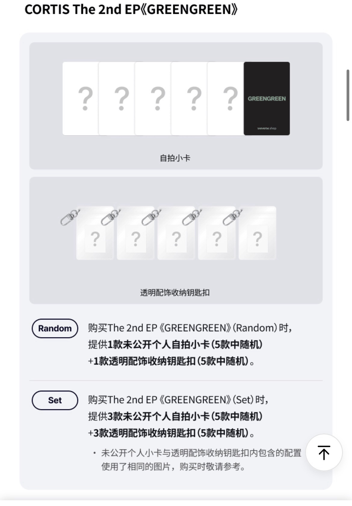 《WVS通路/CORTIS》 ［GREENGREEN］專輯代購