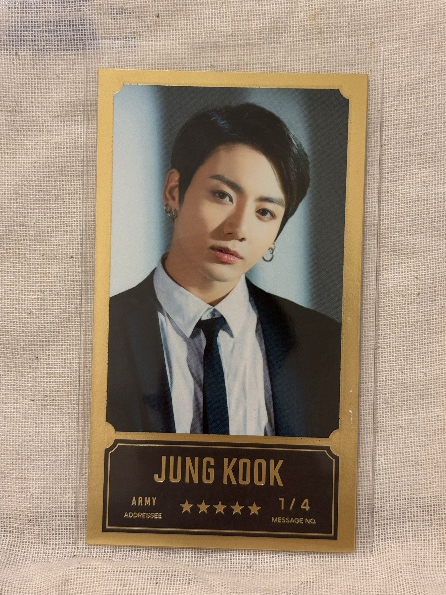 BBC 隨機卡 訊息卡 (1/4)Jungkook