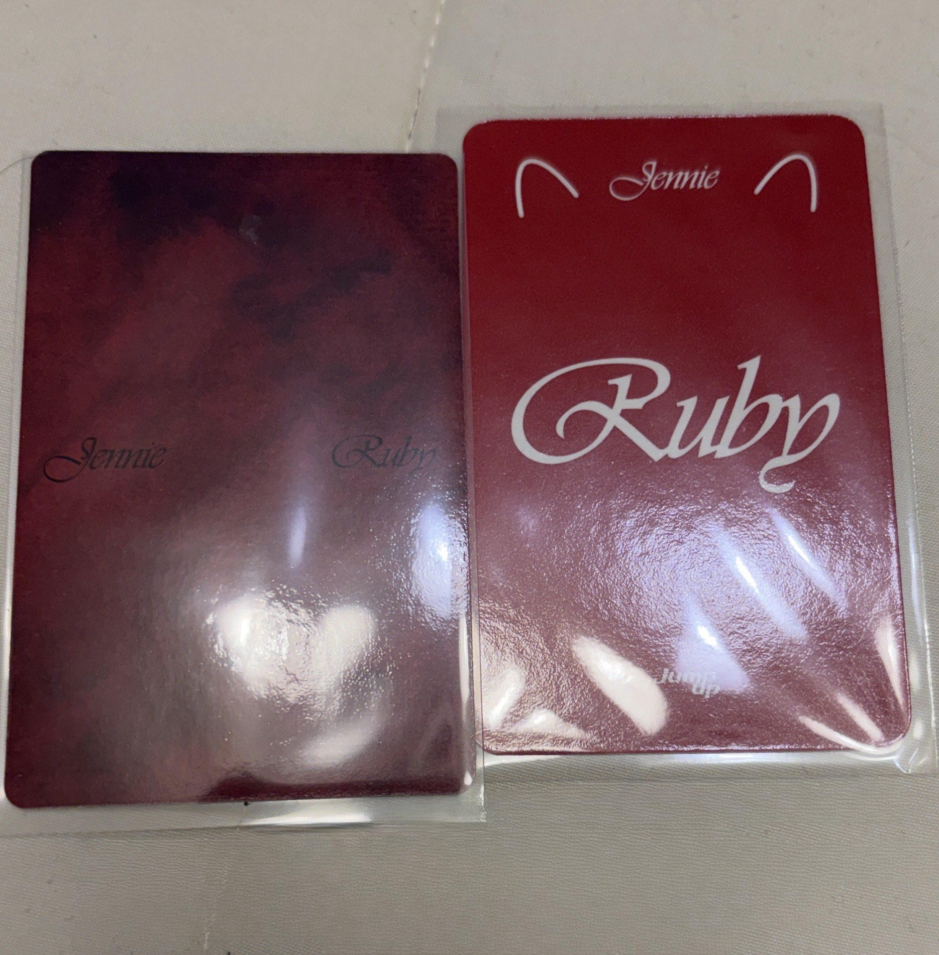 Jennie 小卡 特典 RUBY 