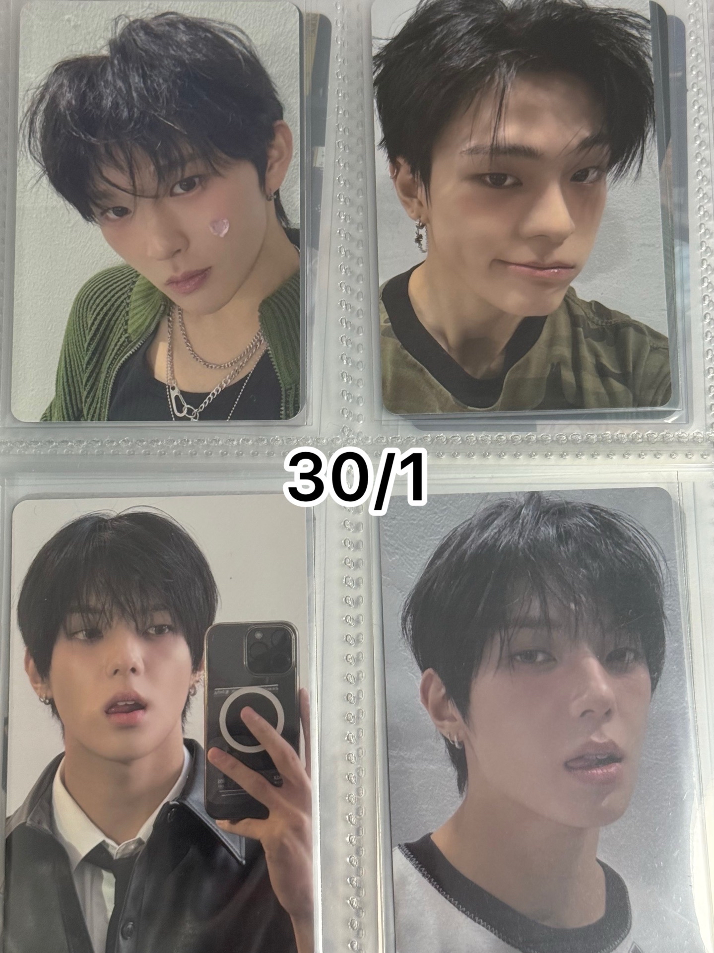 WHIB 金俊民 全李正 李河俊小卡