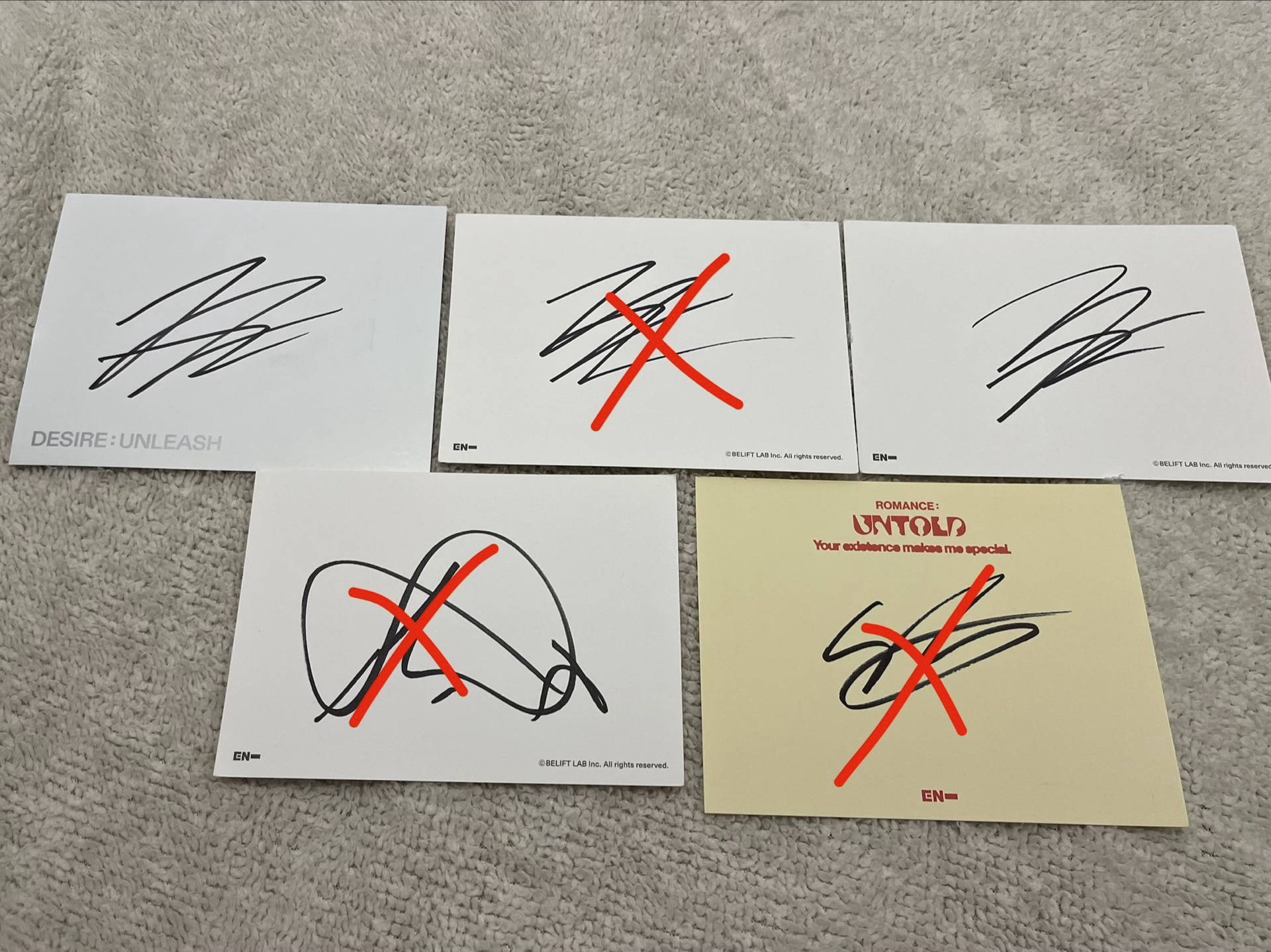 jay 迷六/迷七美版親簽