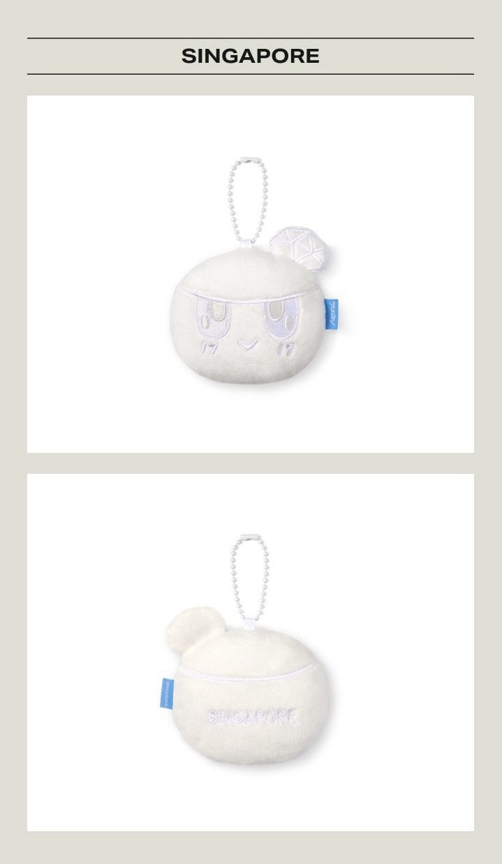 NEW_新加坡白蹦 仁川場藍蹦蹦 大頭吊飾 二販