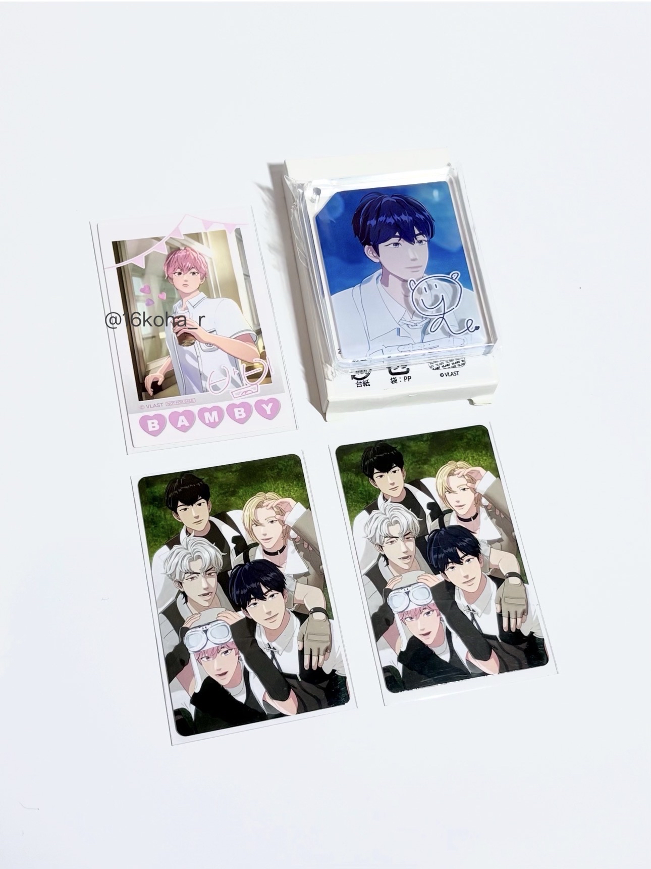 Plave animate cafe 斑比滿額卡 特典卡 藝俊擺件