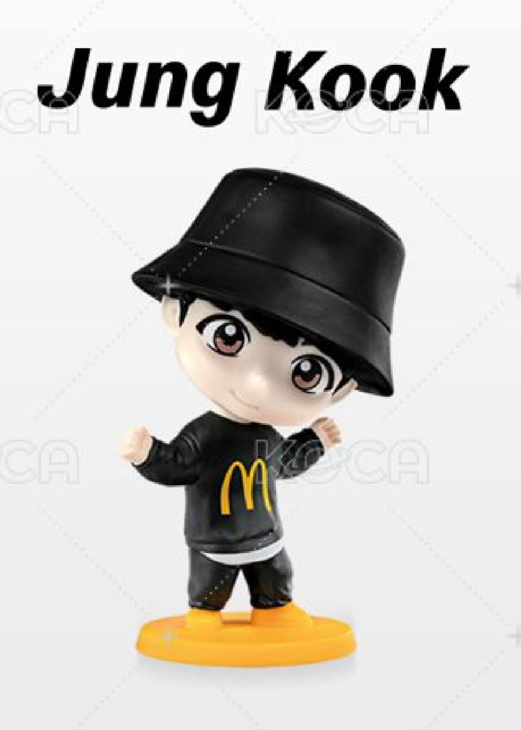 BTS 麥當勞 公仔