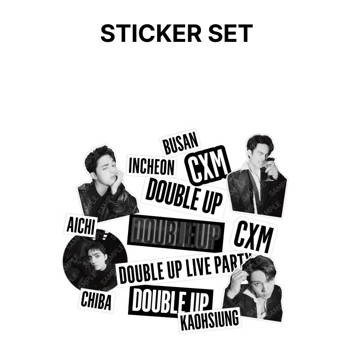 CXM DOUBLE UP 場週 三件組