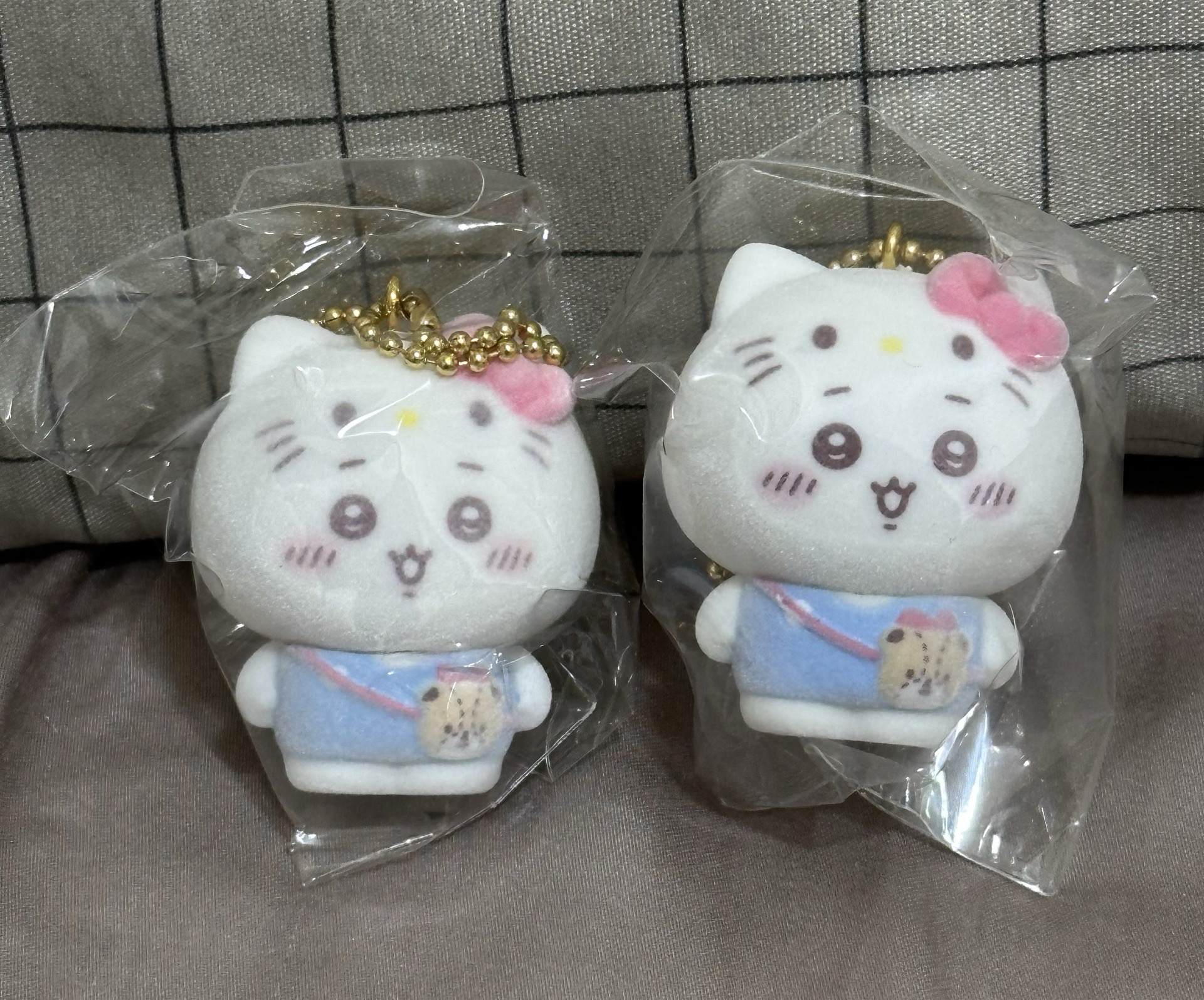 吉伊 x Kitty 植絨吊飾