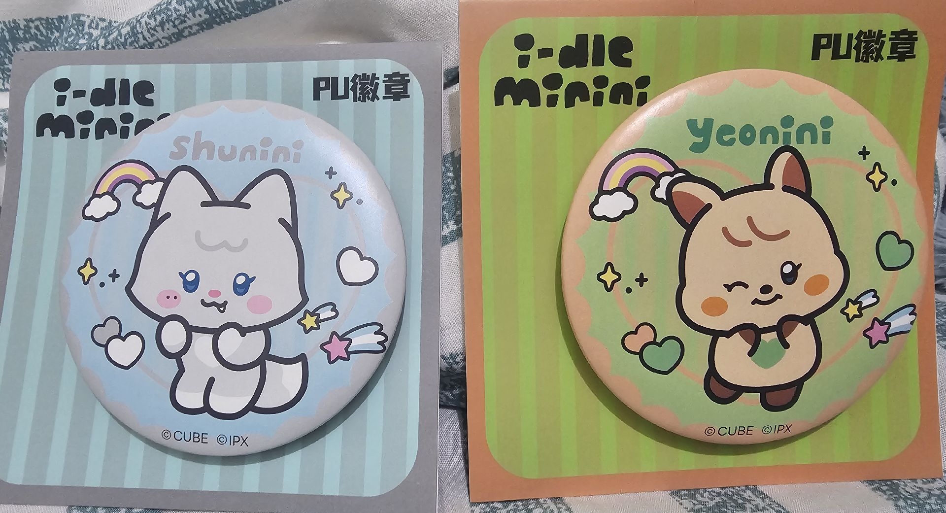 i-dle PU徽章 2個一起賣