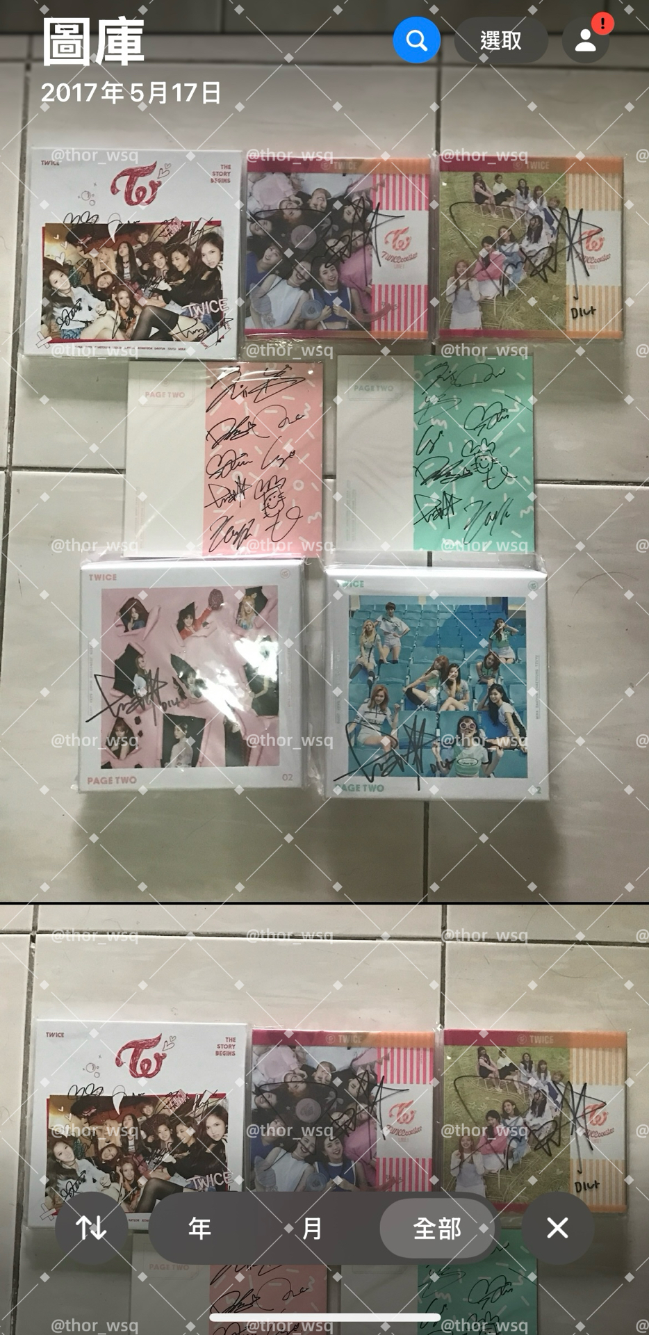 (全員親簽)MWAVE TWICE THE STORY BEGINS 迷你一輯 出道專 全員親筆簽名專輯