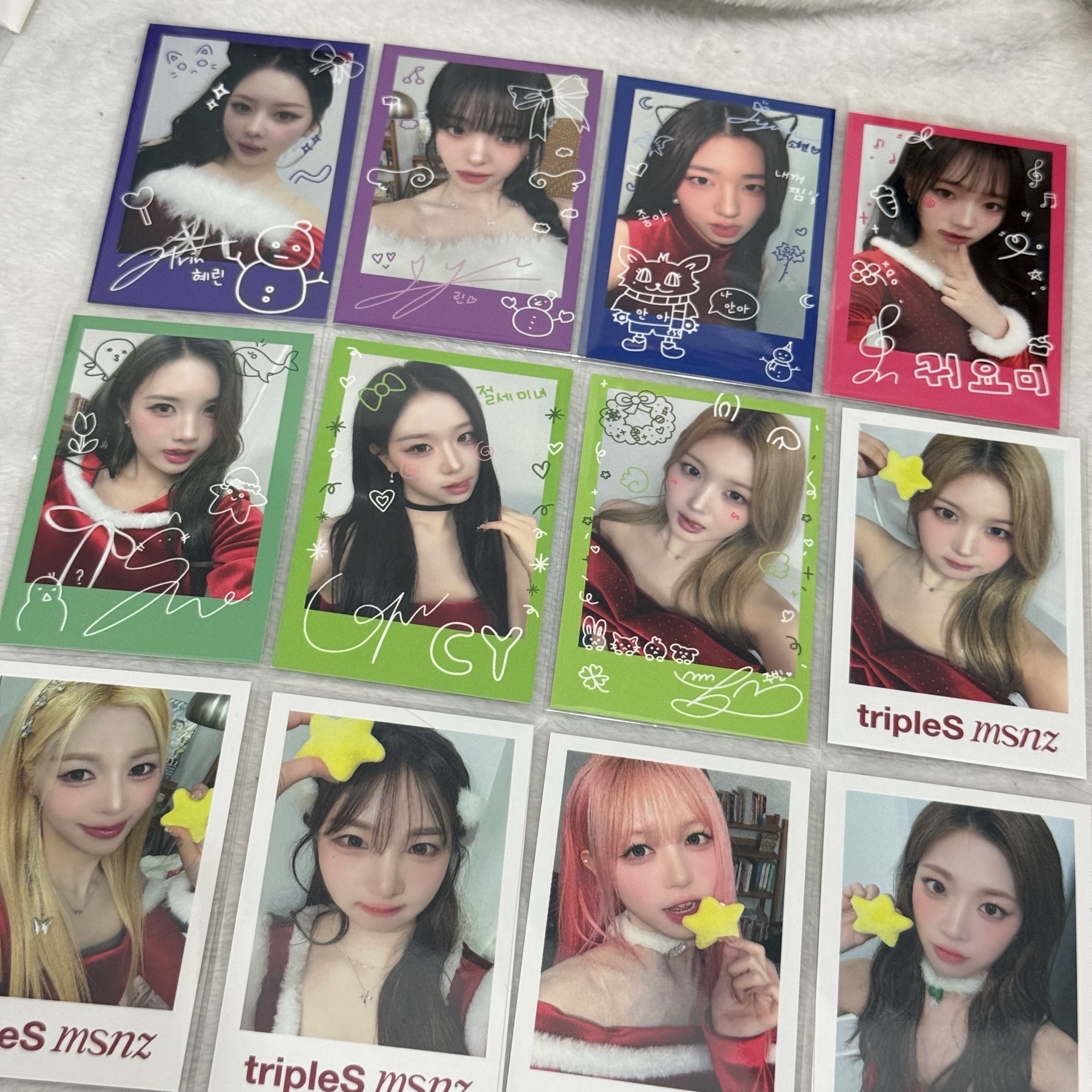 tripleS EL幸運卡 聖誕造型