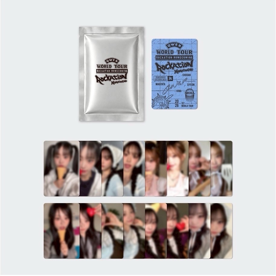 QWER 安可場周 小卡組 現貨