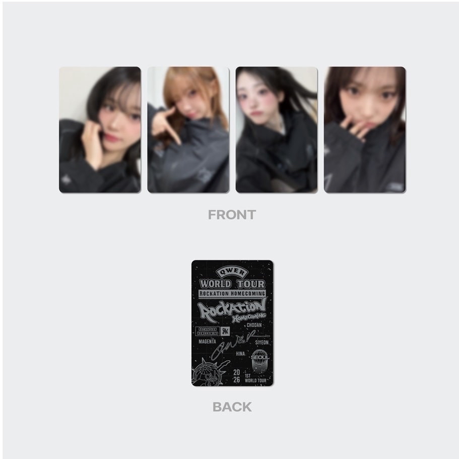 QWER 安可場周 風衣外套 附小卡 現貨