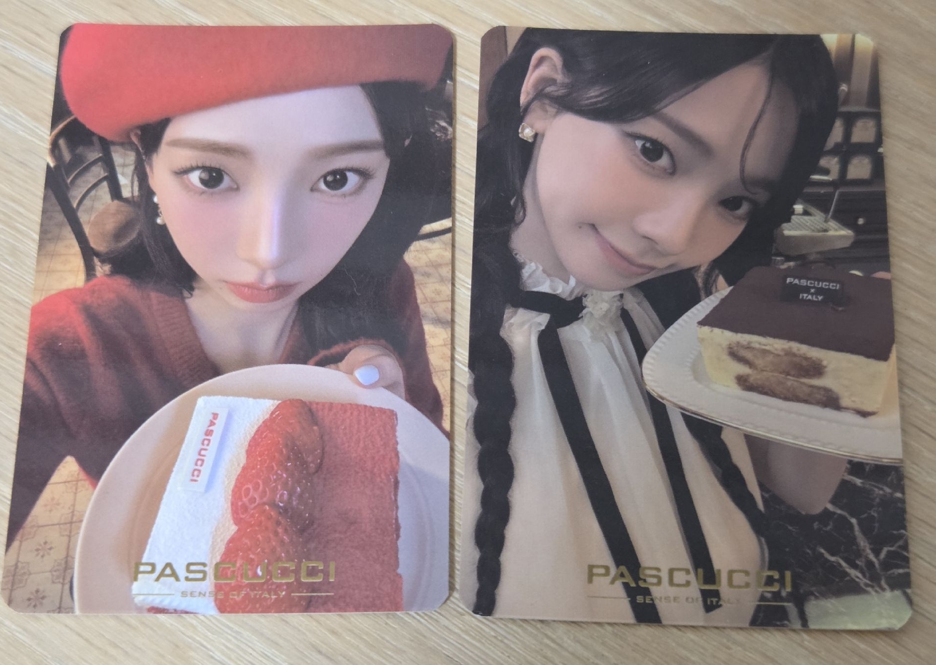 Karina pascucci 提拉米蘇 代言卡 兩張