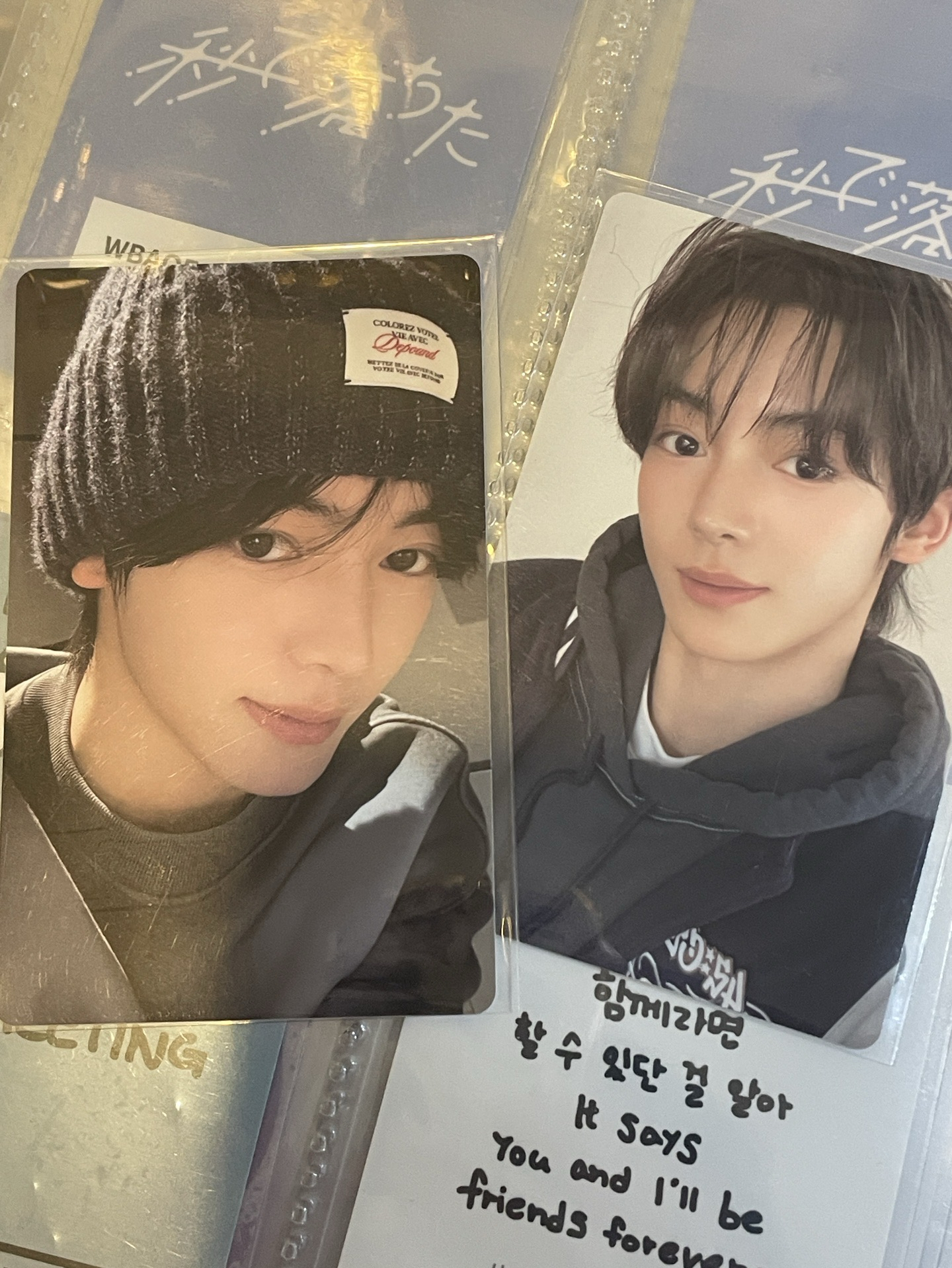 韓振 飯咪回憶錄周邊卡 🐰૮ ◞ ⸝⸝ ◟ ྀིა