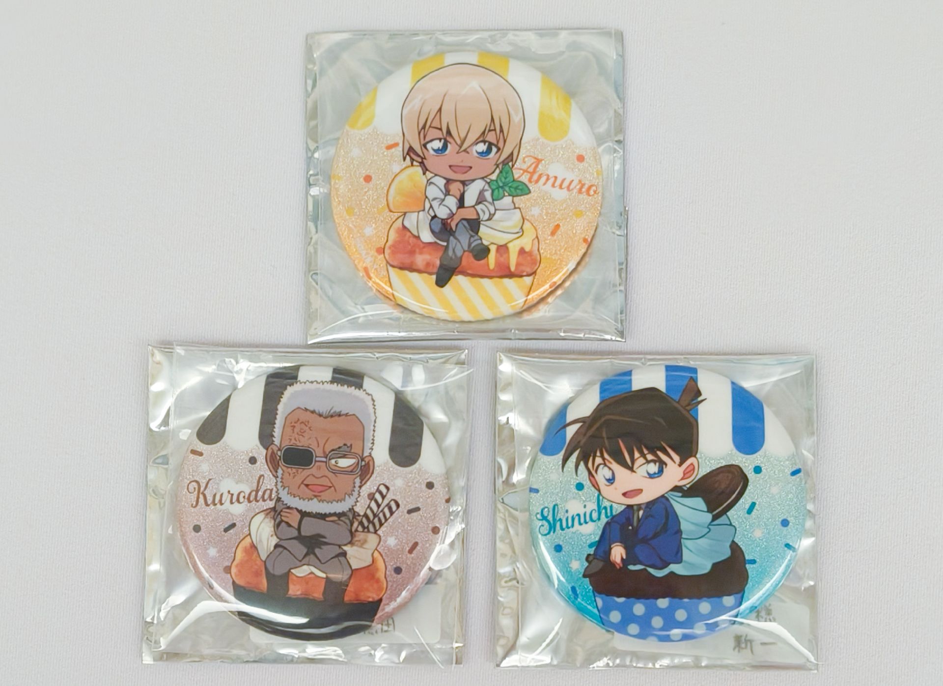 名柯 杯子蛋糕徽章