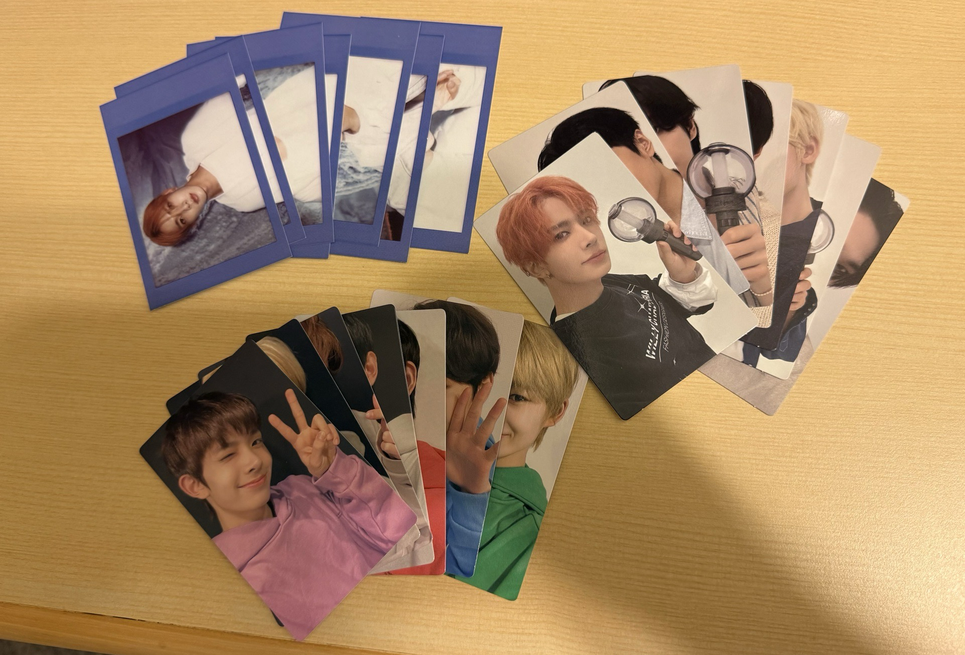 enhypen一代+二代手燈卡+正二後續電子專固卡