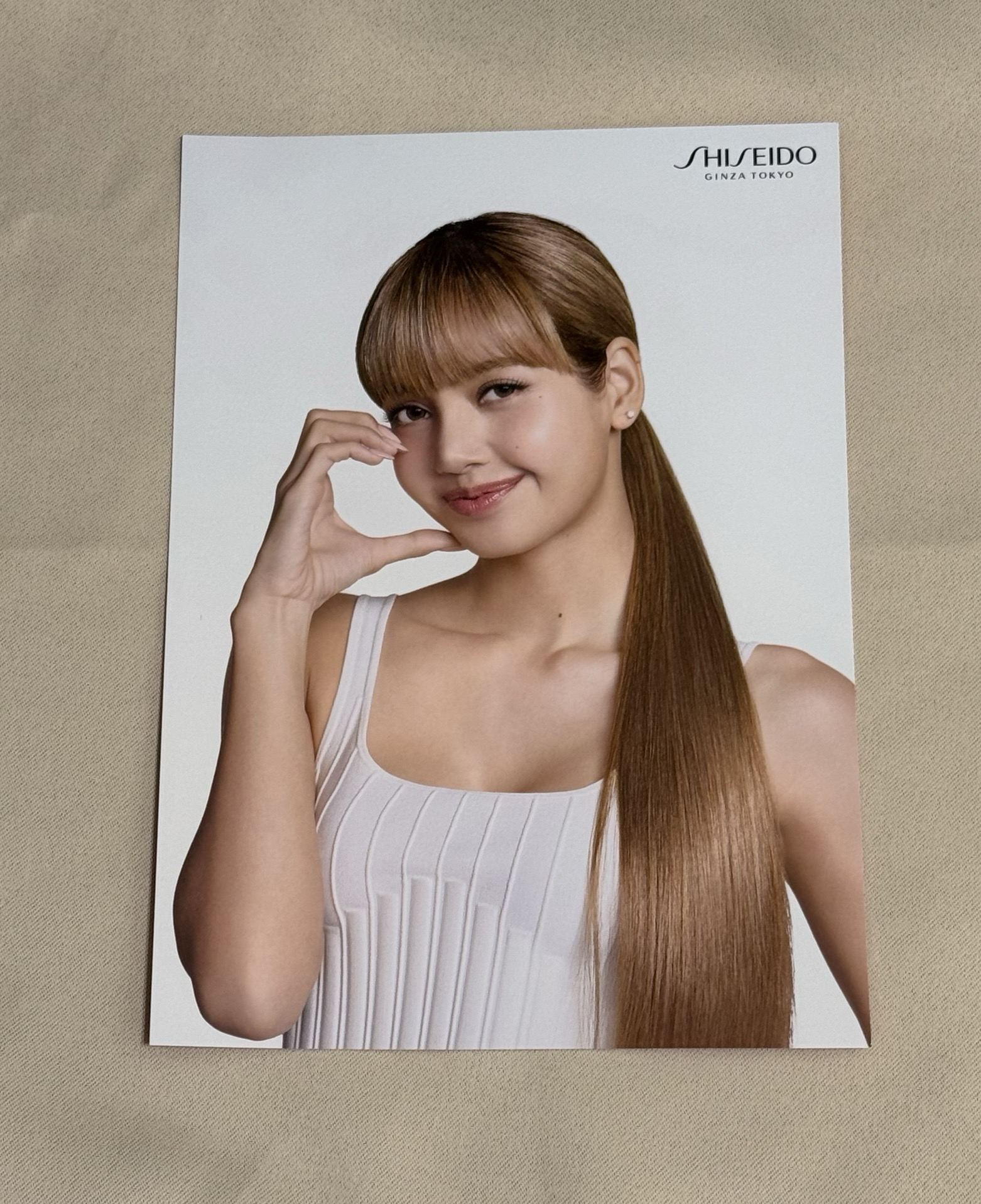 資生堂 x LISA 海報 迷你海報