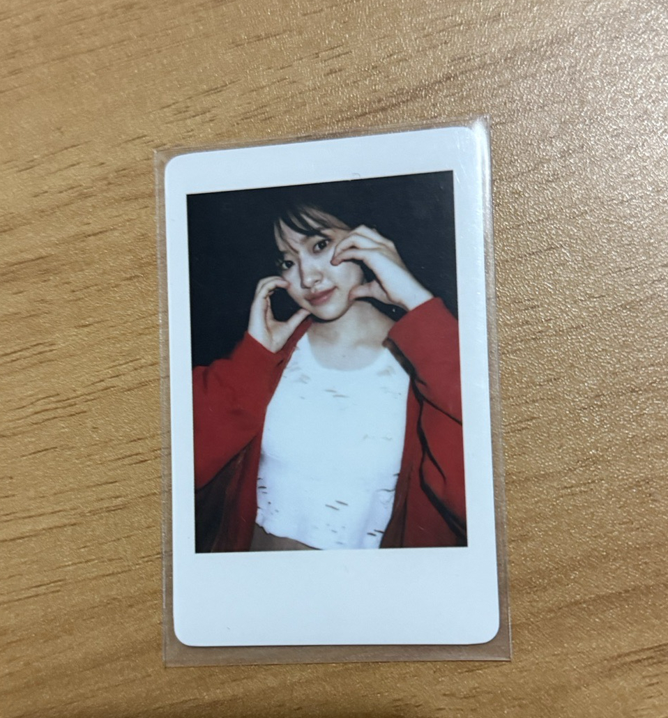 IVE安俞真特典小卡（wm6.0幸運卡拍立得）