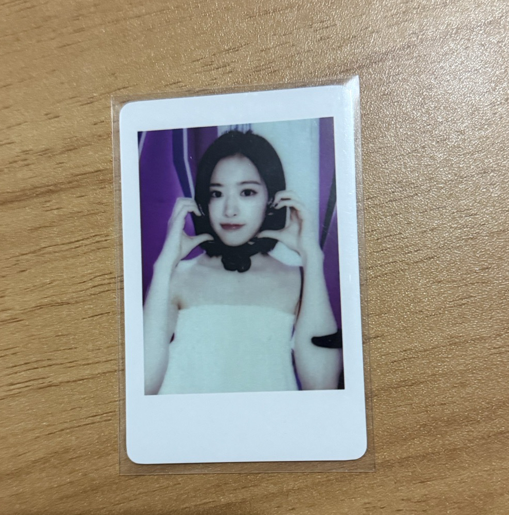 IVE安俞真特典小卡（wm幸運卡LD2.0拍立得）