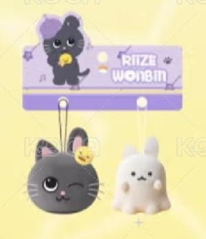 非現 兔貓鴨吊飾 一組