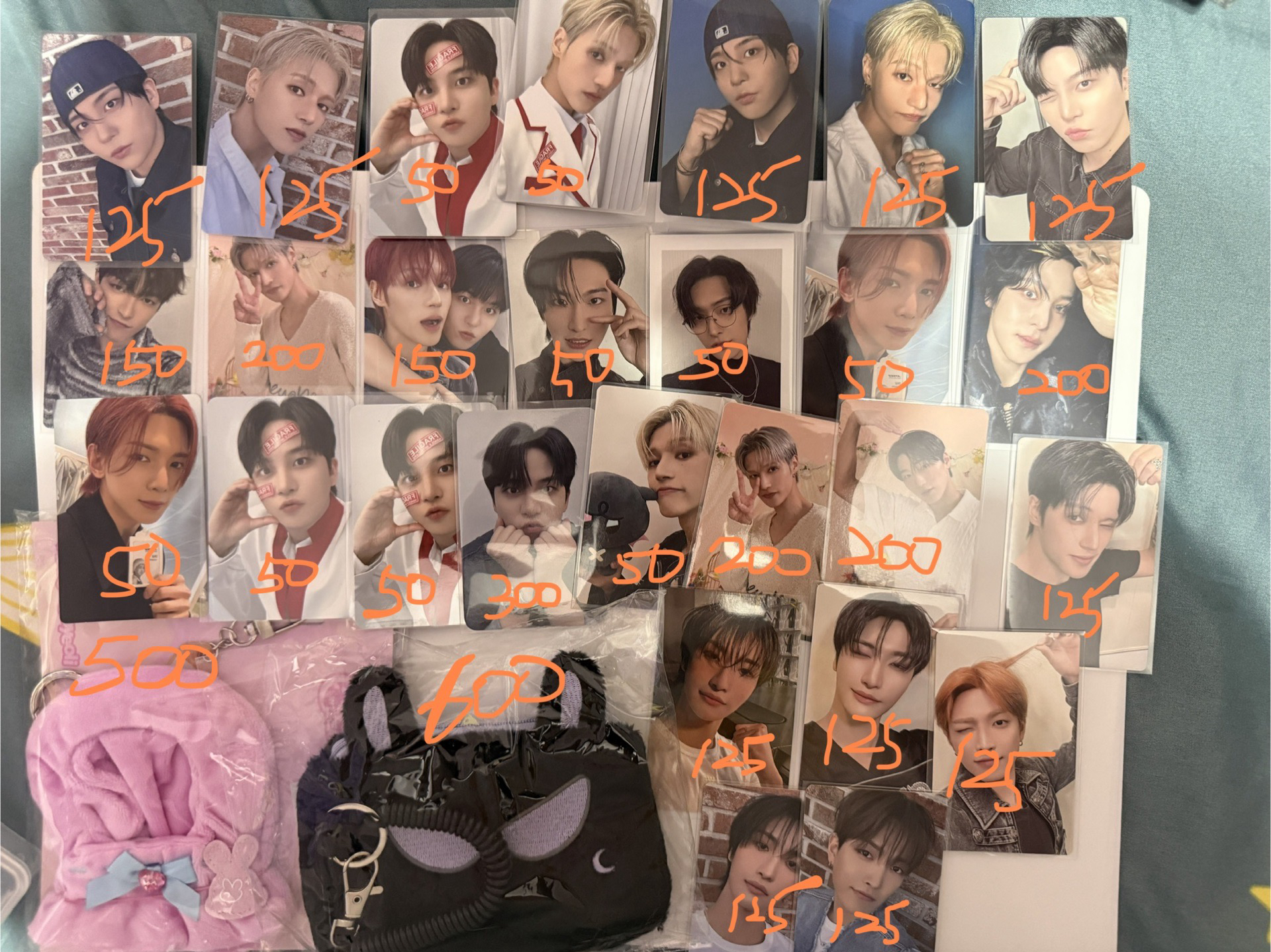 梯子潦草娃（星、傘、榮）+娃衣盤