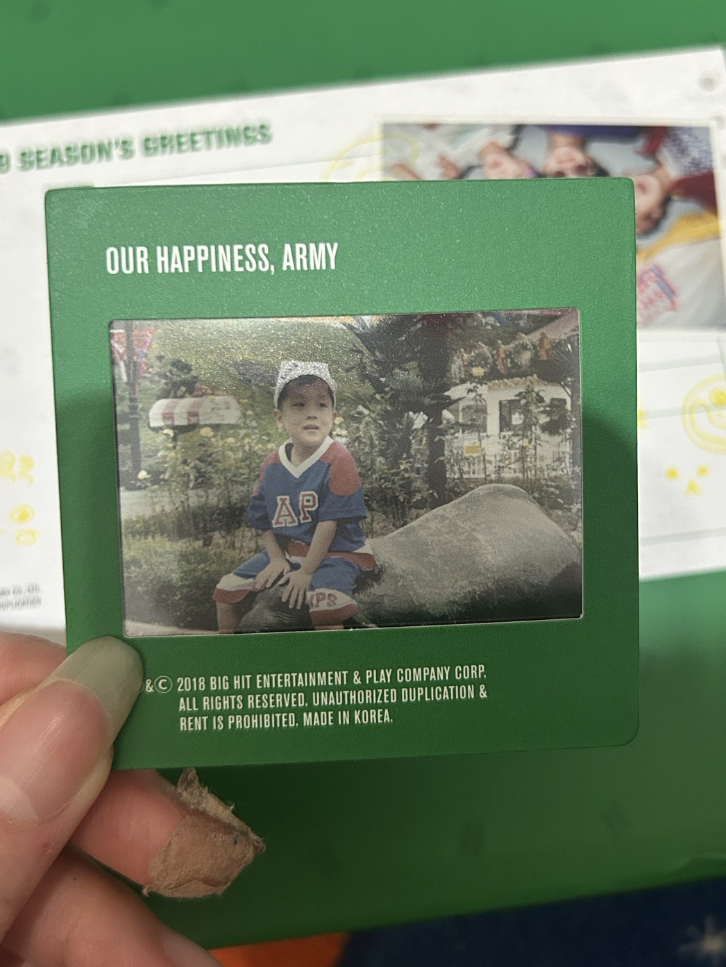 2019年曆號錫寶寶卡