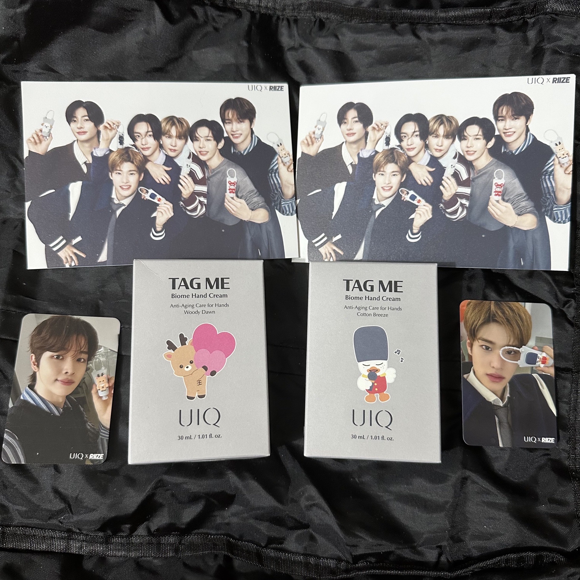 UIQ 全新未拆護手霜+小卡+團體DM 成燦 炤熙