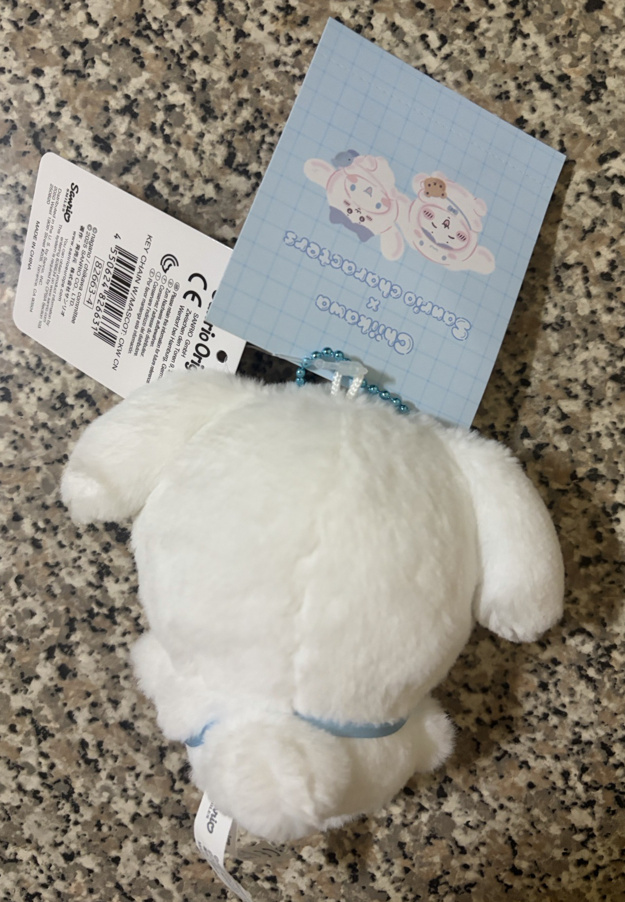 三麗鷗聯名 大耳狗小八吊飾娃