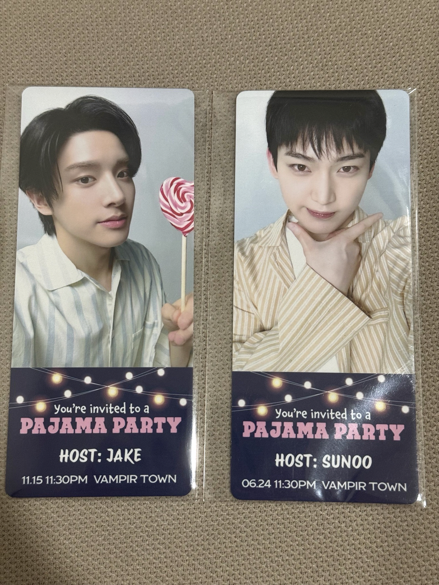 ENHYPEN WORLD 睡衣系列 滿額卡