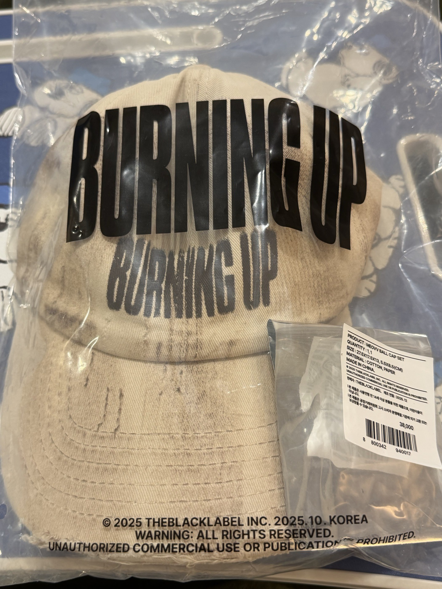 burning up帽子（含小卡）