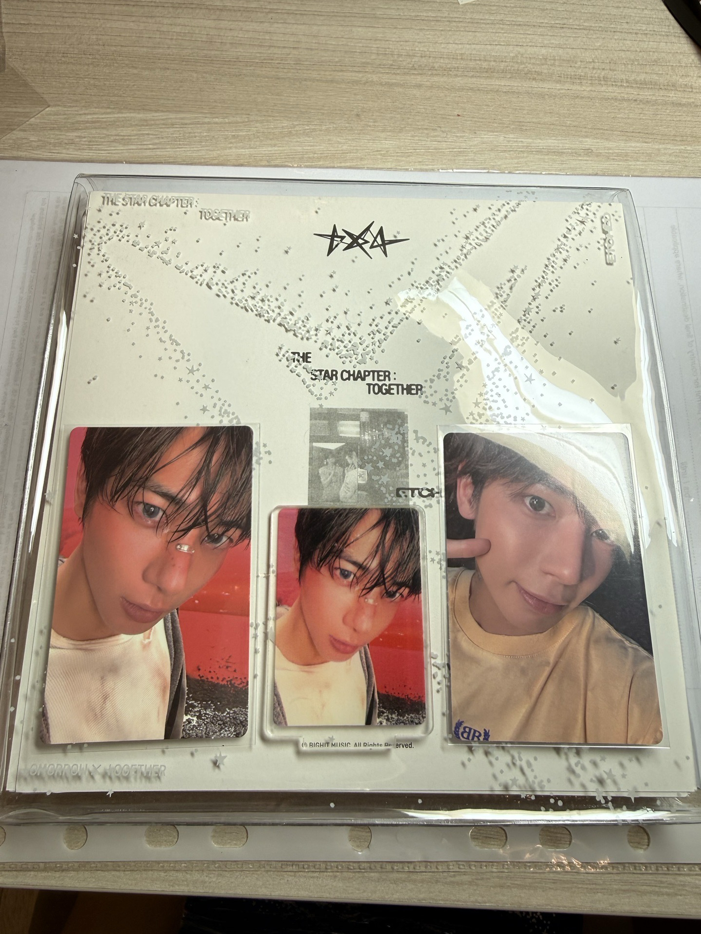 TXT 正四 ETCHED 太顯 含預購特典立牌小卡