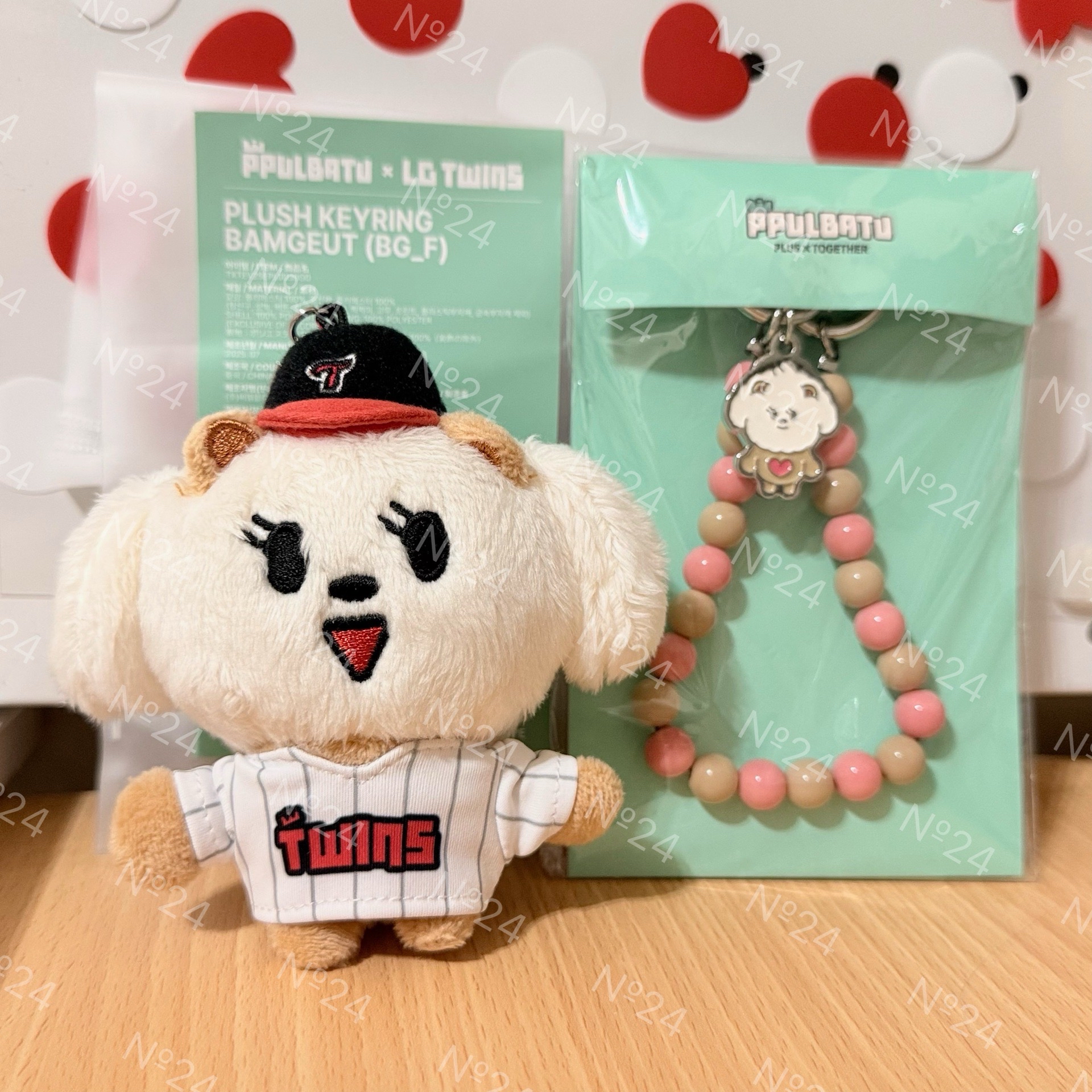 棒球嘻嘻+日區限定珠珠鑰匙圈吊飾