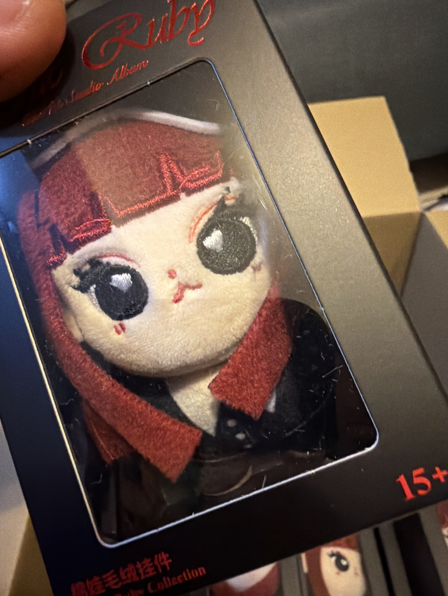 Jennie Ruby✖️Miniso棉娃掛件（黑色睡衣款）