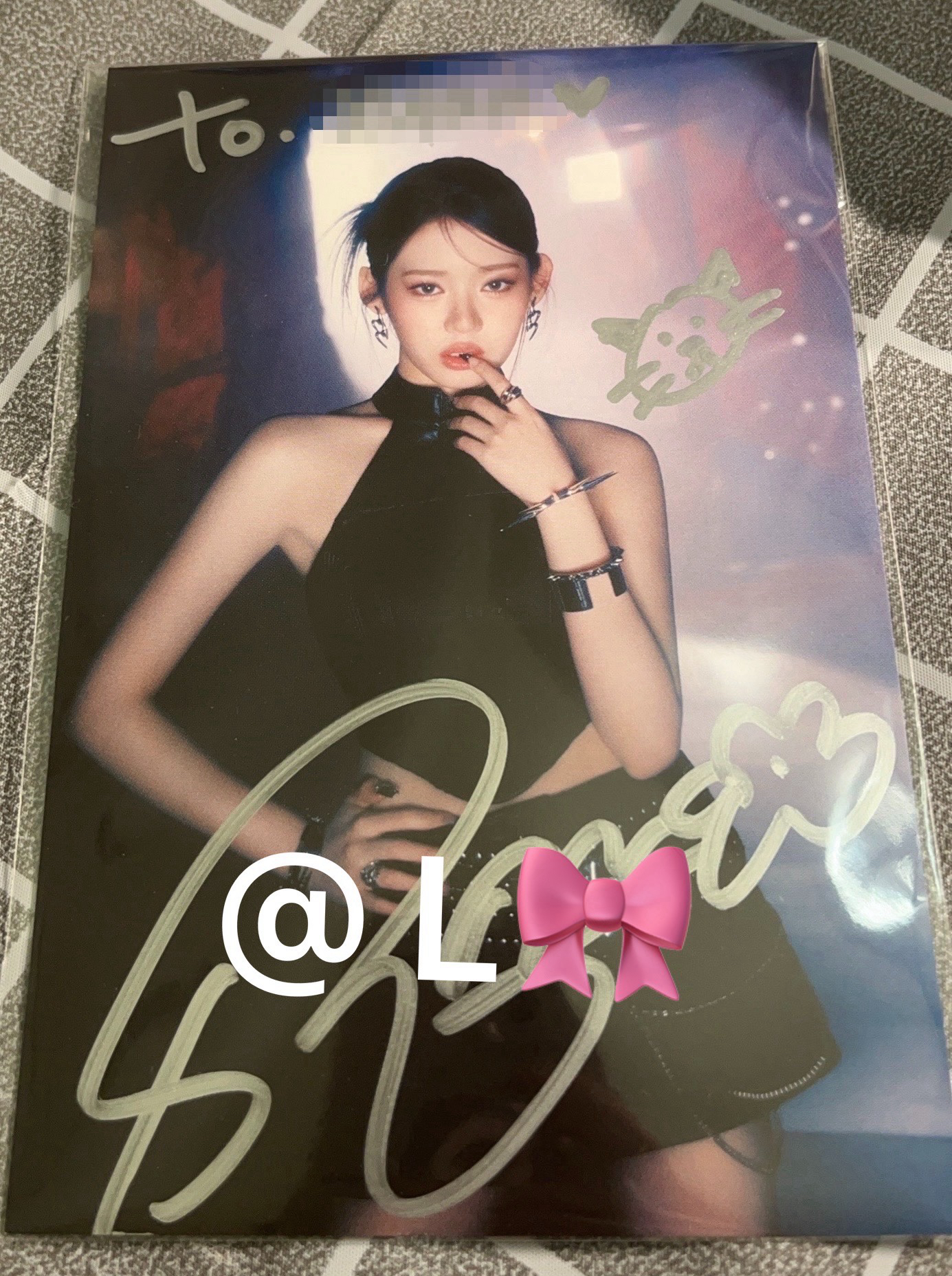 Rora稀有明信片親簽🤍🐱